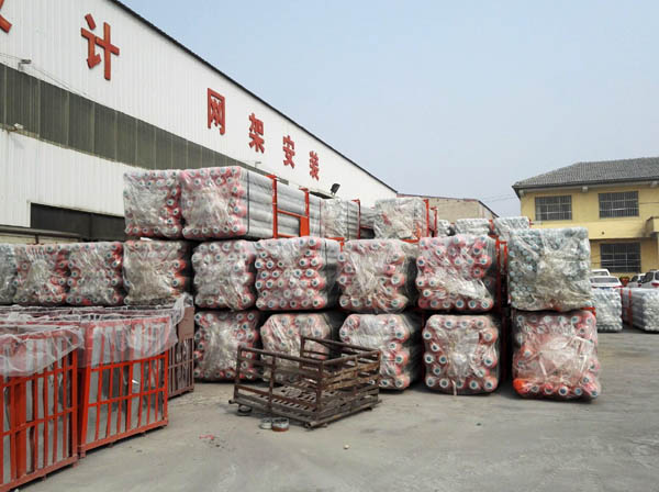潞城网架成品待发