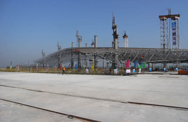 潞城网架顶升施工方案