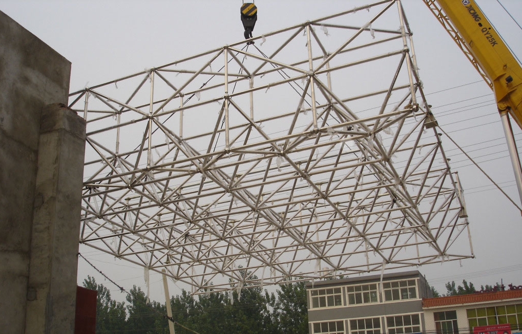 潞城不锈钢门头网架安装