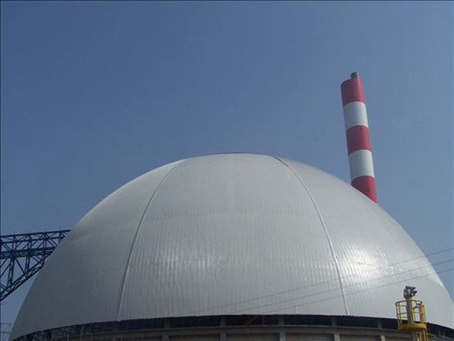 潞城球形发电厂网架工程