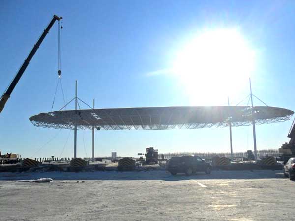 潞城加油站网架案例